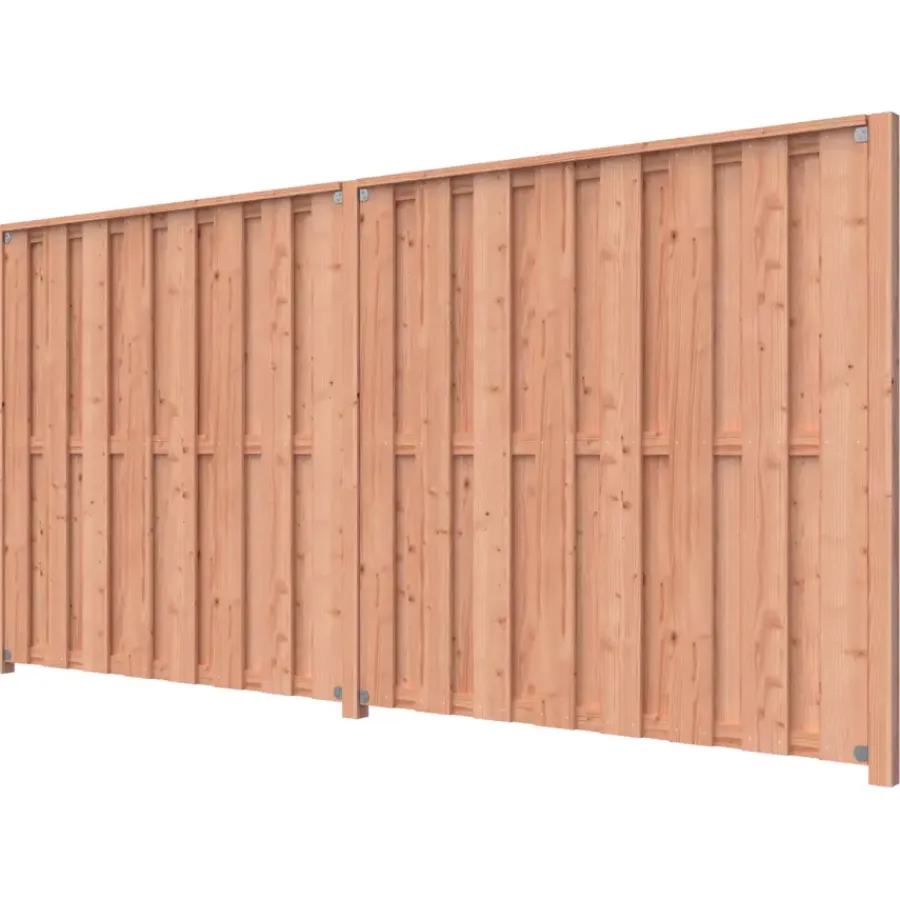 Geen Schutting startpakket Douglas hout 3,8 m lang