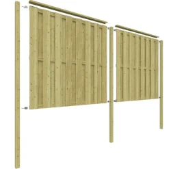 Geen Schutting startpakket Royal grenen hout 3,8 m lang