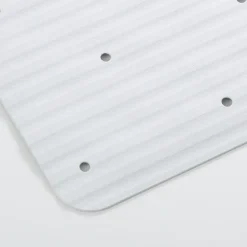 Sealskin antislip badmat Ribb 40x70 cm wit (inclusief zwarte haak)