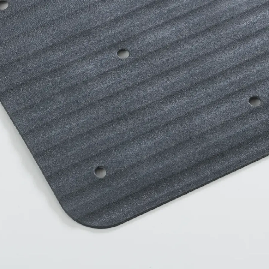 Sealskin antislip badmat Ribb 40x70 cm antraciet (inclusief zwarte haak)