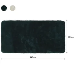 Sealskin badmat angora 70x140cm donkergroen