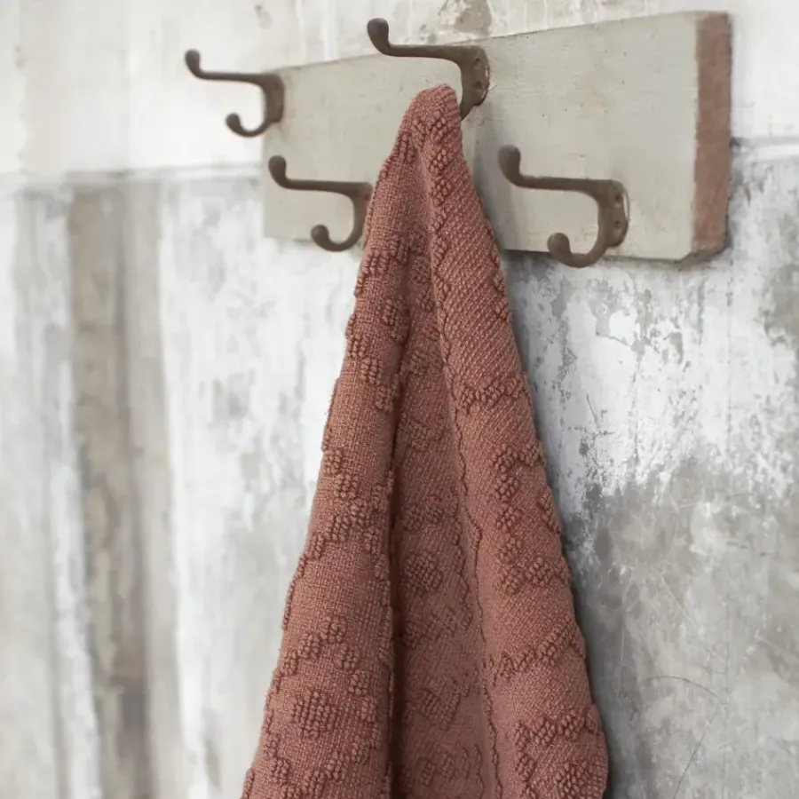 Sealskin badmat aztec 60x90cm donkerroze