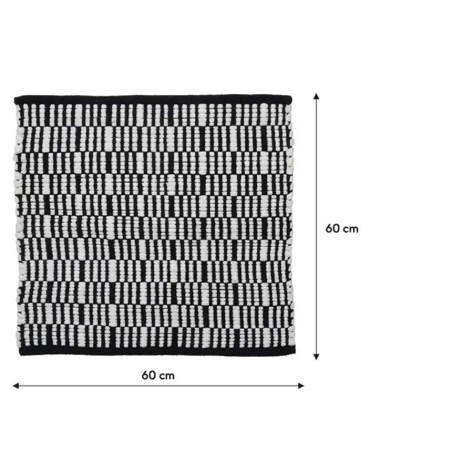 Sealskin badmat bandra 60x60cm zwart