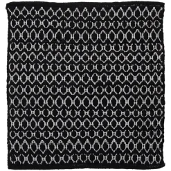 Sealskin badmat boho 60x60cm zwart