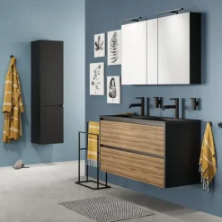 Sealskin Badmat Trellis Zwart 60x90 cm