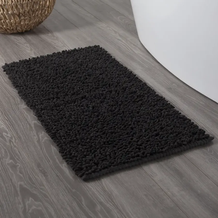 Sealskin Badmat Twist Donker Grijs 60x120 cm