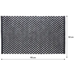 Sealskin badmat woodblock 52x90cm zwart