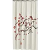 Sealskin Blossom douchegordijn rood 180 x 200 cm