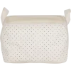 Sealskin Dots mandje ecru textiel