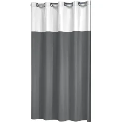 Sealskin Double douchegordijn grijs 180 x 200 cm