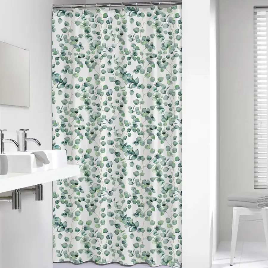 Sealskin douchegordijn ayra 180x200cm groen/wit