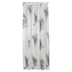Sealskin douchegordijn birds 180x200cm zwart/wit