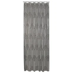 Sealskin douchegordijn brave 180x200cm zwart/wit