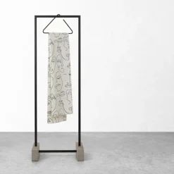 Sealskin douchegordijn mind 180x200cm zwart/wit