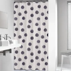 Sealskin douchegordijn mood 180x200cm blauw/wit