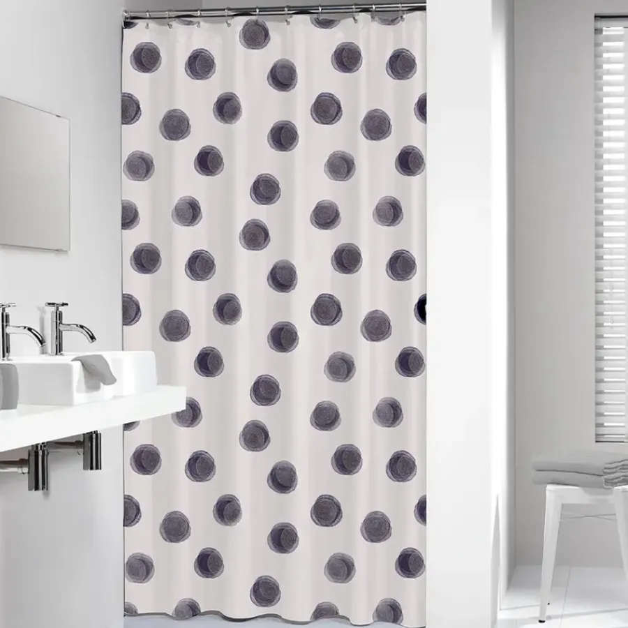 Sealskin douchegordijn mood 180x200cm blauw/wit
