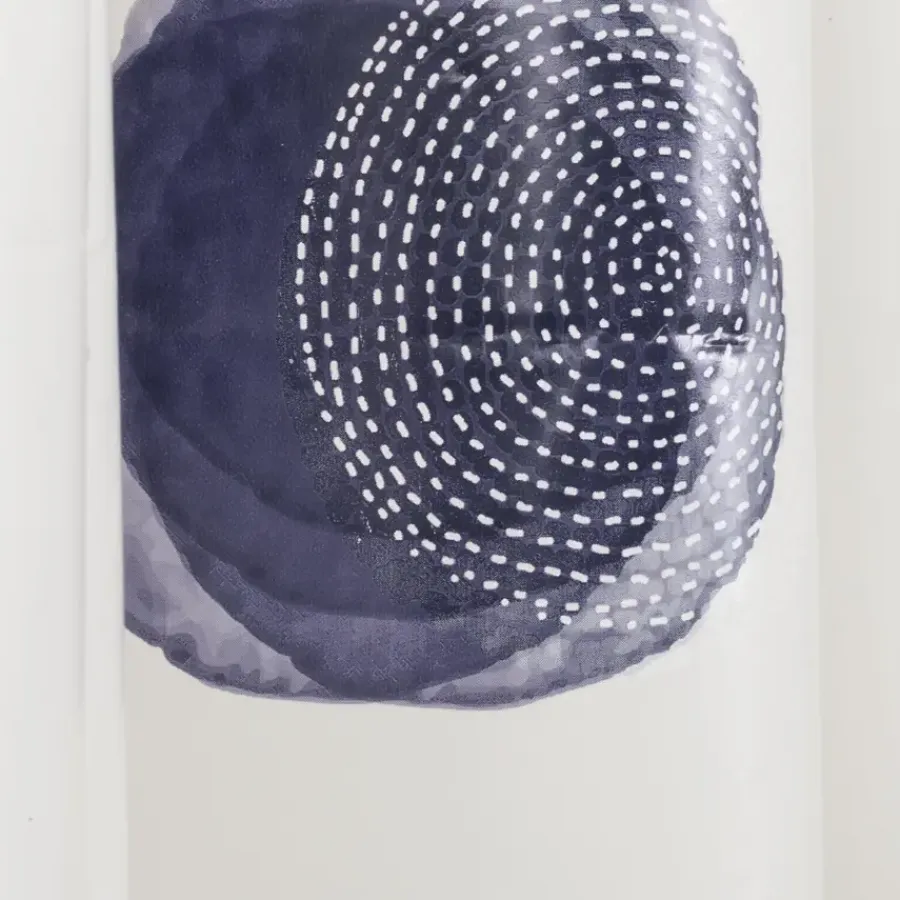 Sealskin douchegordijn mood 180x200cm blauw/wit