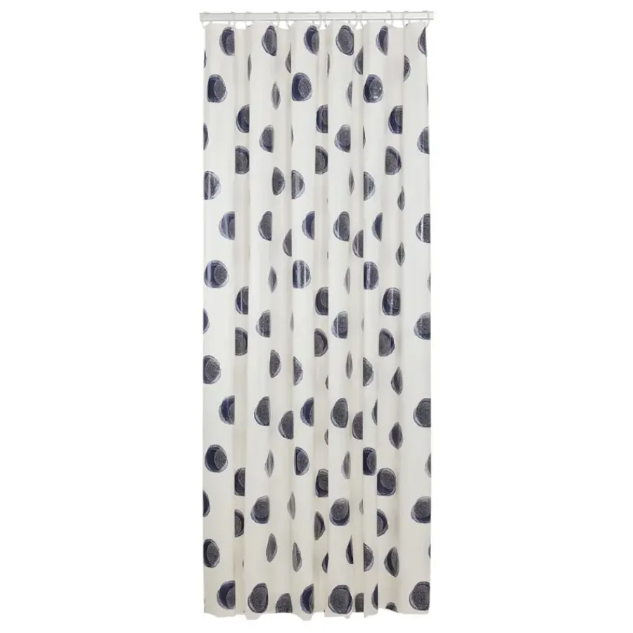 Sealskin douchegordijn mood 180x200cm blauw/wit