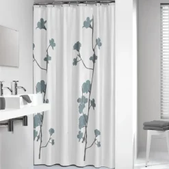 Sealskin Douchegordijn Orchid Blauw 180x200 cm