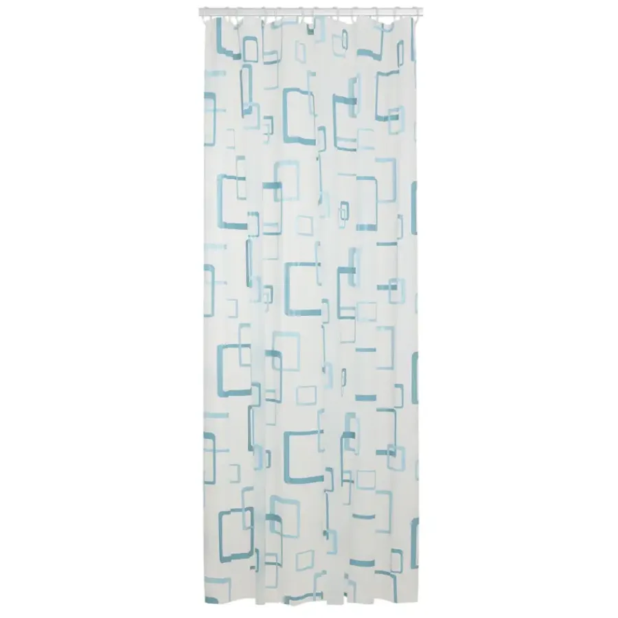 Sealskin Douchegordijn Retro Blue 180x200 cm