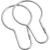 Sealskin Douchegordijnringen Hooks Metaal - 12 Stuks