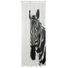 Sealskin douchegordijn zebra 180x200cm zwart/wit