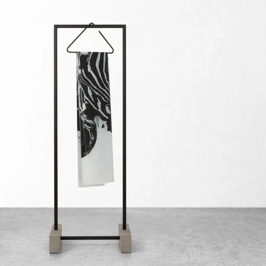 Sealskin douchegordijn zebra 180x200cm zwart/wit