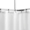 Sealskin Easy Roll douchegordijnstang mat aluminium 90x90 cm incl. haken en plafondsteun