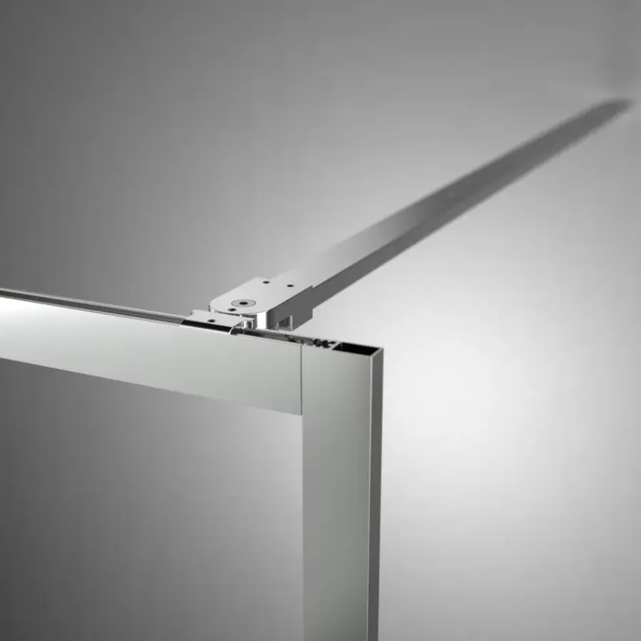 Sealskin inloopdouche Contour zilver hoogglans 138 x 200 cm