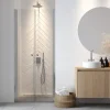 Sealskin pendeldeur voor douche nis chroom 100 x 200 cm