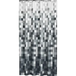 Sealskin Pixel douchegordijn zwart 180 x 200 cm