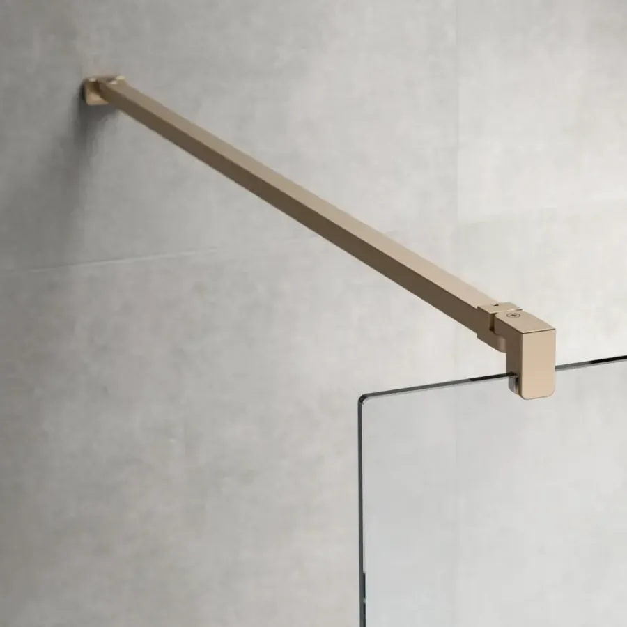 Sealskin Pure Inloopdouche type A3 90x200 cm - geborsteld goud