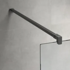 Sealskin Pure Zijwand Voor Combinatie Met Draaideur 100X200 Cm gunmetal grijs