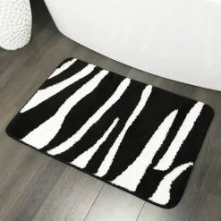 Sealskin Safari badmat zwart 60 x 90 cm