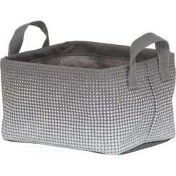 Sealskin Speckles mandje textiel grijs