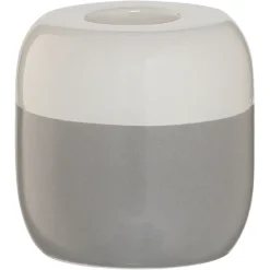 Sealskin Sphere kaarsenhouder porselein lichtgrijs