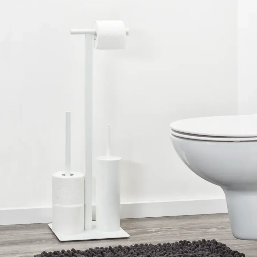 Sealskin Square toiletrek metaal wit