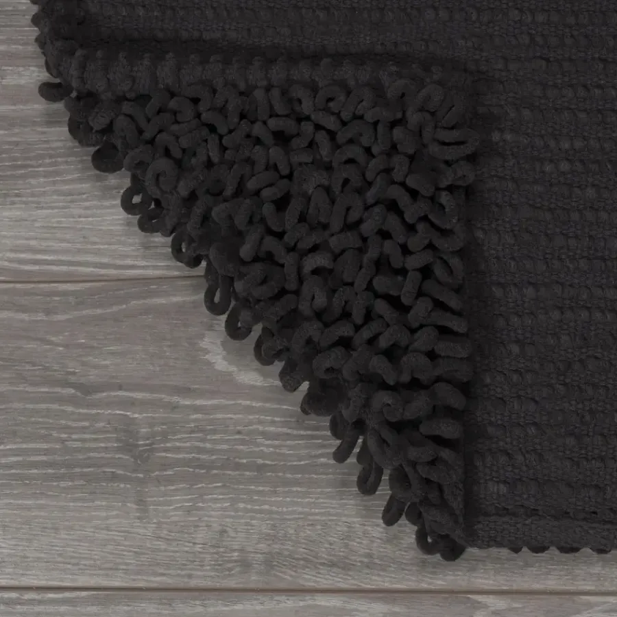 Sealskin toiletmat Twist donkergrijs 60x60 cm
