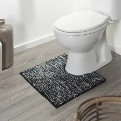 Sealskin WC mat Speckles Zwart 50x45 cm