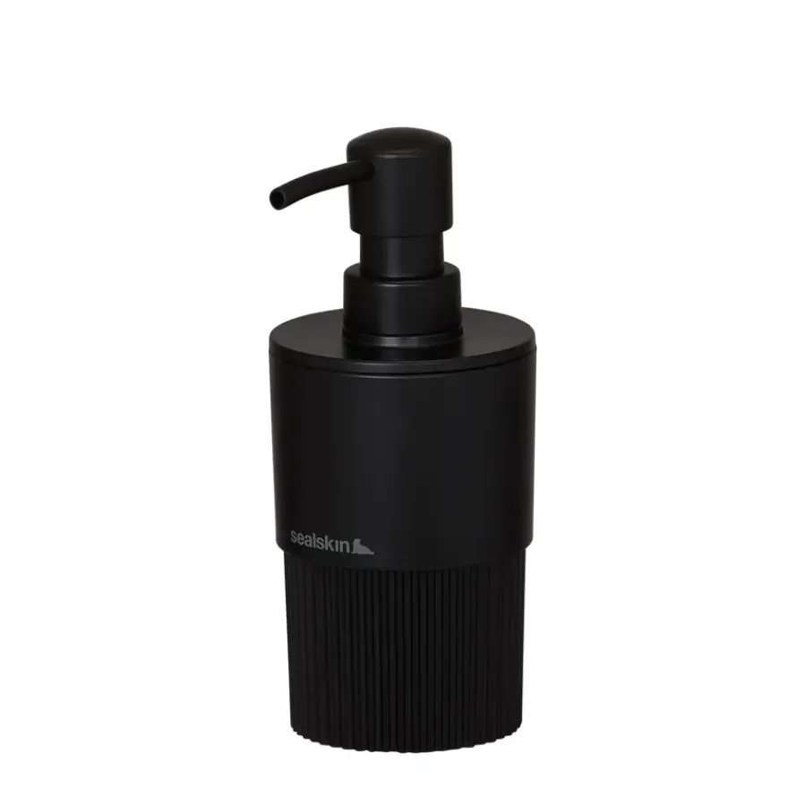 Sealskin Zeepdispenser Brave zwart 280 ml vrijstaand