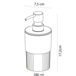 Sealskin Zeepdispenser Brave donker groen 380 ml vrijstaand
