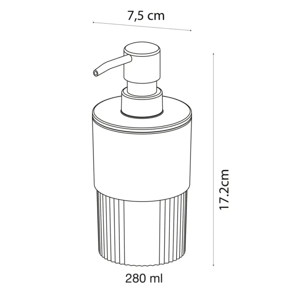 Sealskin Zeepdispenser Brave donker groen 380 ml vrijstaand