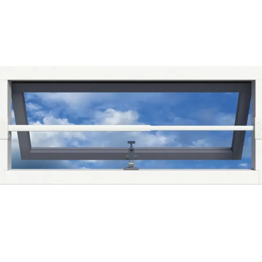 Secu Bar barrièrestang Single RAL 9010 (Wit) SKG 2-sterren 60-100 cm