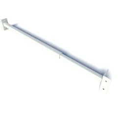 Secu Bar barrièrestang Single RAL 9010 (Wit) SKG 2-sterren 60-100 cm