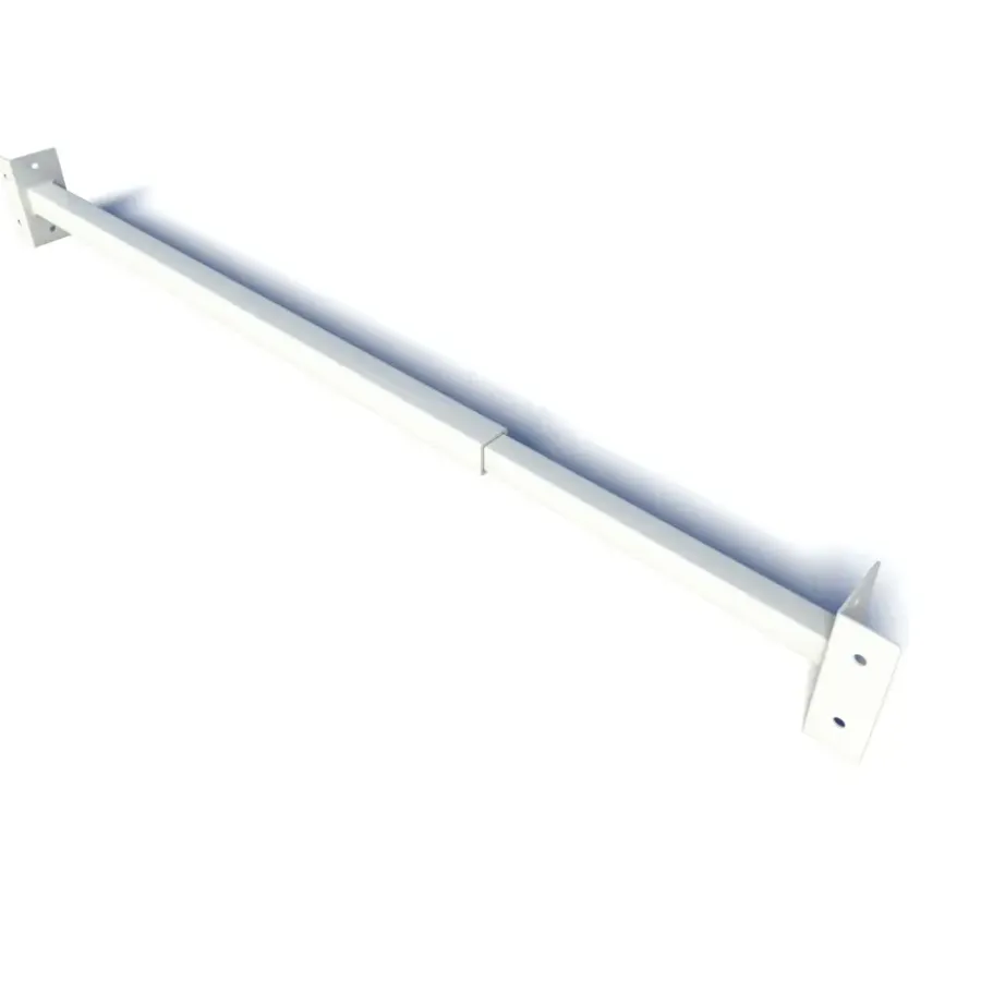 Secu Bar barrièrestang Single RAL 9010 (Wit) SKG 2-sterren 60-100 cm