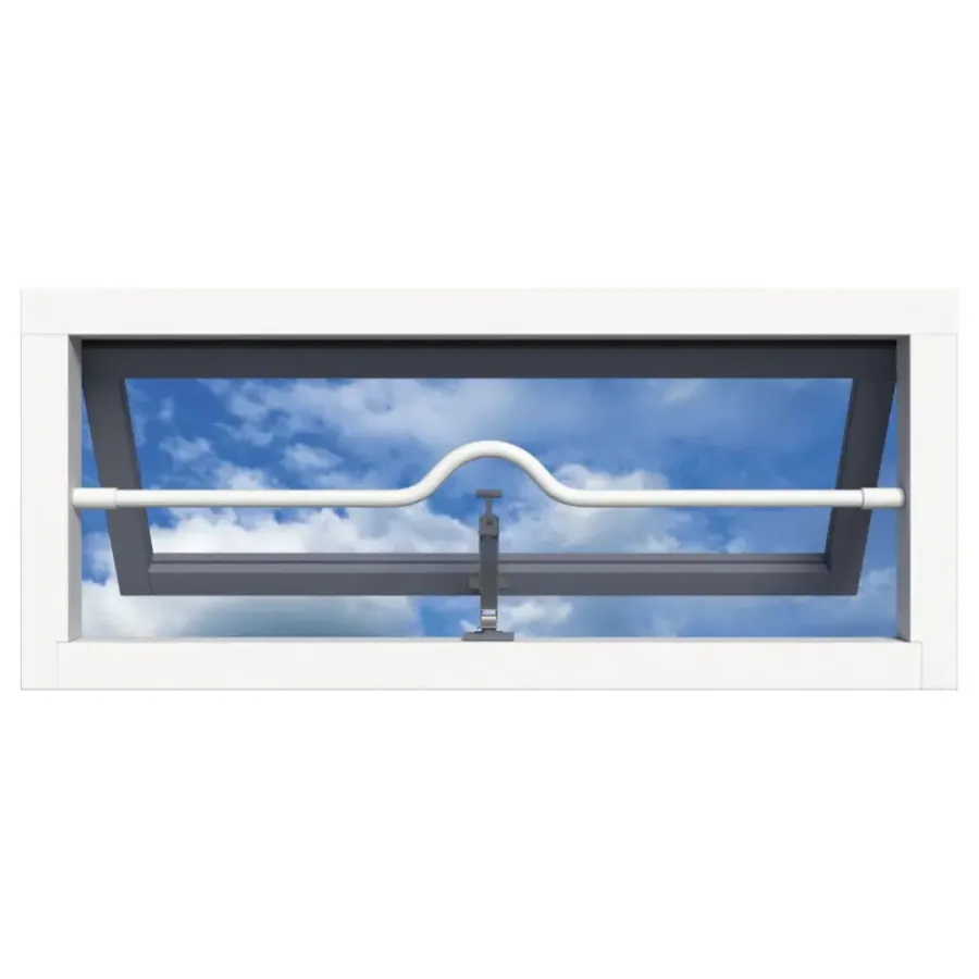 Secu Bar barrièrestang Twist Combi RAL 9010 (Wit) SKG 2-sterren 97 cm