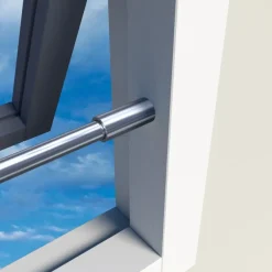 Secu Bar barrièrestang Twist RVS SKG 2-sterren 99 cm