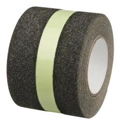 Secu care antislip sticker op rol 5 cm x 3 m zwart/glow