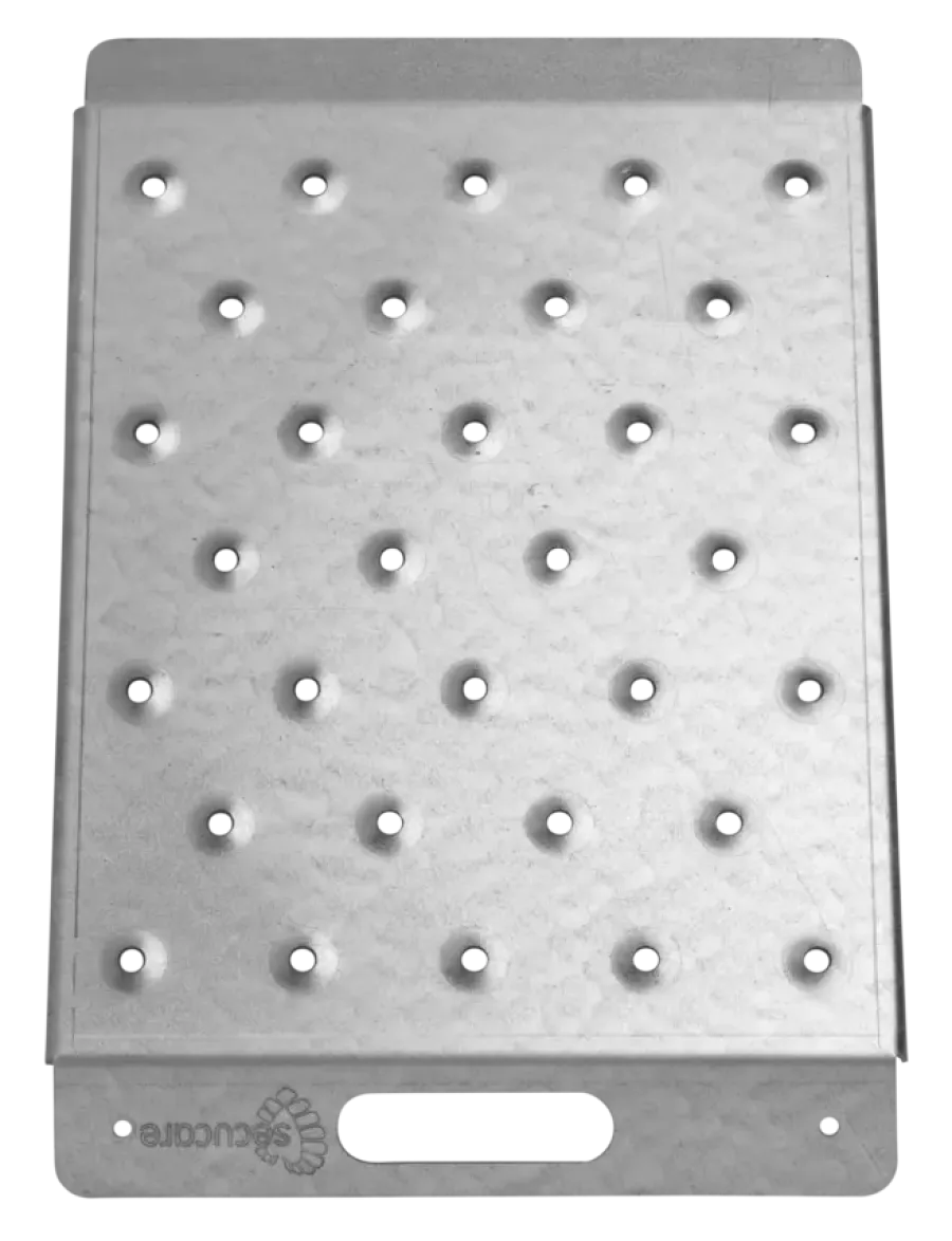 Secu care drempelhulp plus mini 2 B=25 cm H=7-15 cm staal verzinkt