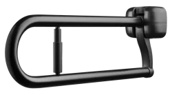 Secu care wc-rolhouder tbv wc-beugel premium opklapbaar zwart